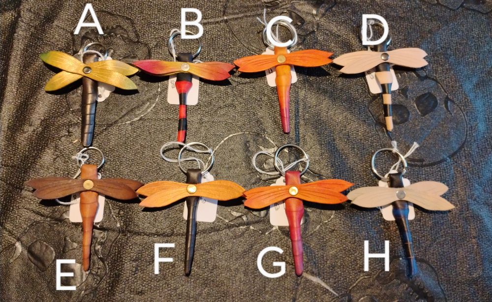 10% Sale on Ready to Ship Dragonfly Keychain